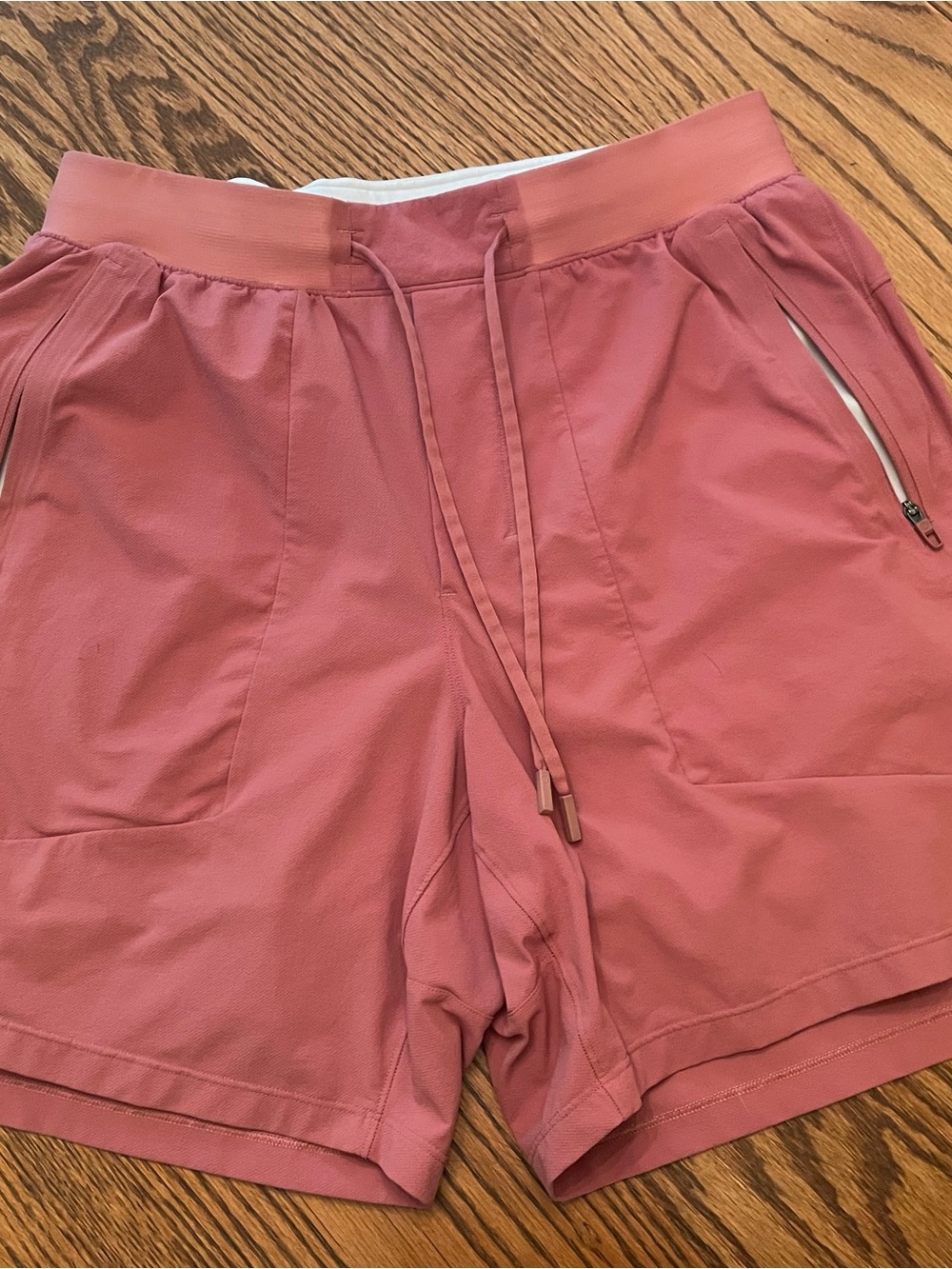 Lululemon Pace Breaker Shorts Dusty Rose lined 7”